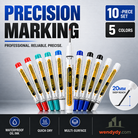 ⏳🔥LIMITED-TIME 50% OFF! ⏰Precision Tip Quick-Dry Oil-Based Marker Pen