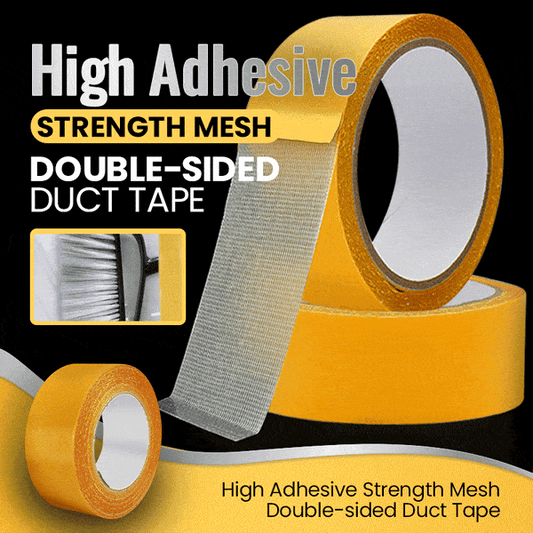 🎁2026 nyårsförsäljning🎁🎉Köp mer – spara ännu mer!🔥Starkt självhäftande dubbelsidig gasväv Fiber Mesh Tape