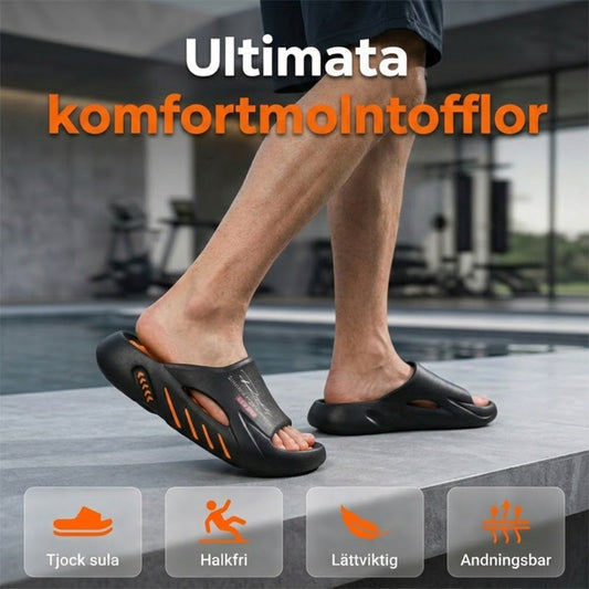 🔥🎁Nyhet 60 % rabatt | Halkfria molnslides med tjock sula för herrar