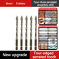 🔥2026 Hot Sale🔥High-Strength 4-Flute Serrated Eccentric Drill Bit Kit - Durable & Versatile for All DIY Projects