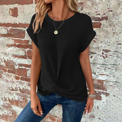 ⏳🔥LIMITED-TIME 50% OFF! ⏰Women's Summer Crochet Bat Sleeve T-Shirt – Boho crochet, breezy sleeves & lightweight – Perfect for warm days & effortless style ☀️