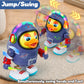 ⏳Time-Limited Special⏰Dancing Space Duck Toy - Interactive LED Light & Music with Solar Sensor for Fun Cosmic Dance Moves 🌟🚀