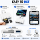 5-in-1 SD Card Reader for iPhone & USB-C – Fast Photo & Video Transfer Adapter