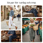 💓60% RABATT!💞 Dambyxor med vida raka ben – Andningsbar bomull och linne, smickrande passform och praktiska fickor 👖