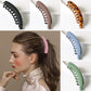 📢📢40% OFF !! ⏰50K+ SOLD! Banana Hair Clips ! Non-slip, easy open & 6 colors. Elegant ponytails – grab yours! ✅