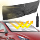 ⏳Begränsad tid – 60% rabatt⏰🚗 Vikbart bilskydd ✨☀️ Blockar UV & värme ❄️🛡️ Skyddar instrumentbräda & inredning