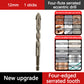 🔥2026 Hot Sale🔥High-Strength 4-Flute Serrated Eccentric Drill Bit Kit - Durable & Versatile for All DIY Projects