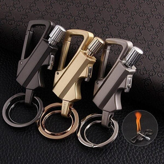 ⏳🔥LIMITED-TIME 50% OFF! ⏰⛈️ Portable Stormproof Lighter – Waterproof & Windproof Ignition – Mini Keychain Fire Starter – Survival Tool for Camping & Emergency 🏕️
