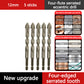 🔥2026 Hot Sale🔥High-Strength 4-Flute Serrated Eccentric Drill Bit Kit - Durable & Versatile for All DIY Projects