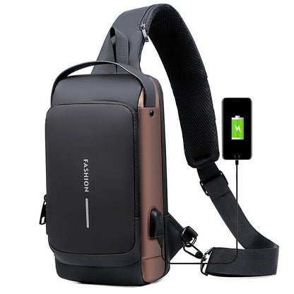 🎒🔥 HETT ERBJUDANDE! Sportväska med USB-laddning – Stöldskyddad axelväska för resan ✨