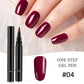 💅 KÖP 1 FÅ 1 GRATIS! 🎨 One Step Nagelgelpenna – 18 Färger & Gratis Mini-UV-lampa – Perfekt för Salongskvalitet Hemma – Enkel & Snabb 💡