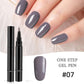 💅 KÖP 1 FÅ 1 GRATIS! 🎨 One Step Nagelgelpenna – 18 Färger & Gratis Mini-UV-lampa – Perfekt för Salongskvalitet Hemma – Enkel & Snabb 💡