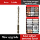🔥2026 Hot Sale🔥High-Strength 4-Flute Serrated Eccentric Drill Bit Kit - Durable & Versatile for All DIY Projects