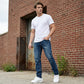 👖 50% RABATT! 🔥 Moderna Stretchjeans i Slim Fit – Vintage-tvättad, Bekväm Stretch & Perfekt För Vardagsbruk 💙