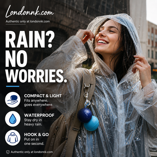 ⏳🔥LIMITED-TIME 50% OFF! ⏰☔Mini Ball Shape Disposable Raincoat – Ultra‑compact ball packaging fits in any bag, purse or glove box. Waterproof & easy to use – always ready for sudden showers! 🌧️✨