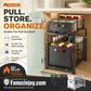⏳Time-Limited Special⏰ 2-Tier Pull-Out Shelf – Independent Double-Tier Sliding, 5-Level Height Adjustable & Sturdy Carbon Steel – Maximize Cabinet Storage Effortlessly 💪