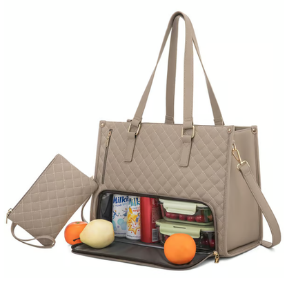 🔥3 i 1 Lunch Tote Bag för kvinnor🎁Bär din dag med stil - varma måltider, säker teknik, inga kompromisser! ✨
