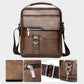 💼 56% RABATT NU!🚶‍♂️ Affärsmän Casual Crossbody Väska – Vattenresistent PU Läder – Praktisk Axel Messenger Väska 🌧️