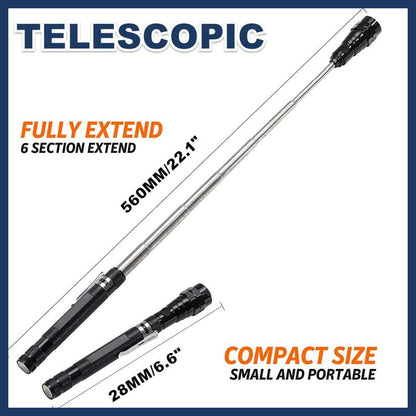 📢📢60% RABATT  NU!! ⏰Multifunktionell magnetisk teleskop ficklampa