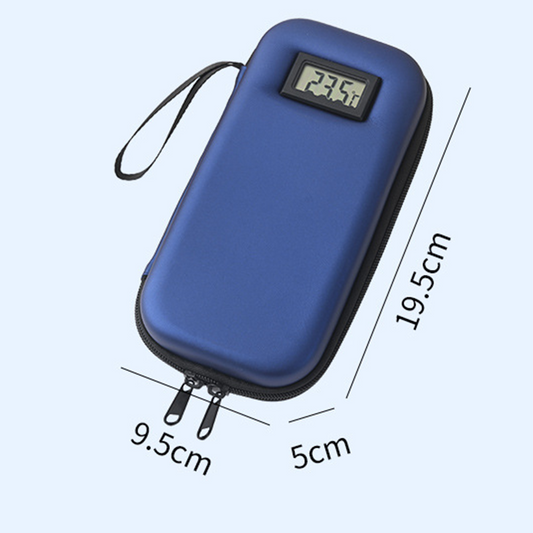 ✨Må du och din familj och dina vänner ha en god hälsa✨💊Insulin Cooler Travel Case med temperaturdisplay