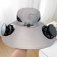 🎁Hot Sale 50%OFF💖Ultralätt Solhatt med Solcellsfläkt