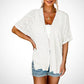 👚 50% RABATT NU! ☀️ Flödande kortärmad cardigan – Lättvikt, andningsbar & ansträngningslöst chic – sommarbasvara 🌿