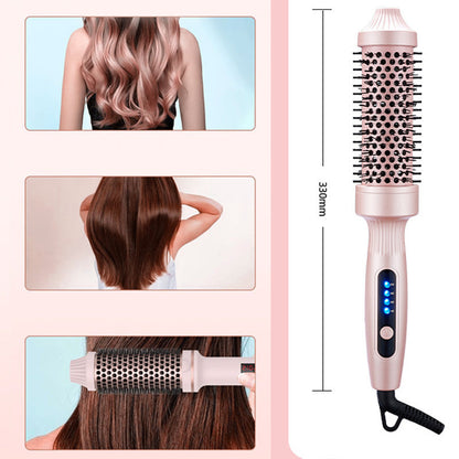 💇‍♀️✨2-i-1 Volymkam🌟Joniskt Material med Anti-Statiska Tänder för Omedelbar Lift & Volym i Ett Steg🌀