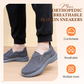 👟55% RABATT NU! ✨ Ortopediska Andningsbara Slip-On-Sneakers för Män - Stödjer Sulgång med Minnesskuminsatser för Bekväm Heltidsanvändning 🏃‍♂️💨