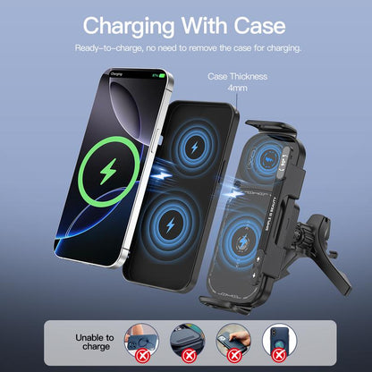🔥 50% RABATT på utvalda produkter 🚗 15W Wireless Charger ⚡ Passar vikbara och vanliga smartphones 📱 Stabil, snabb och bekväm laddning på vägen