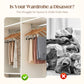 🥳2026 HOT SALE🥳💞50K+ SOLD!👵🛋️ 50% OFF! Swivel Wardrobe Hook Rack – 6 sturdy hooks, full rotation. Keep daily essentials within reach. No more digging. 🧣🕊️