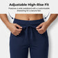 👖 🔥Mjukisbyxor med dragsko och kort midja – Mjuk polyester, capri-längd och sidofickor (6 färger, S–3XL) 👖🌸