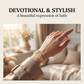 📿 Exklusiva smycken💎 Elegant ihålig blomma Jungfru Maria armband – Delikat design & hypoallergen – Perfekt för dagligt tro-inspirerat bruk – andlighet möter stil ✨🙏