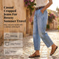 👖 50% RABATT NU! 🌟 Dam high waist vida jeansshorts – Benlängande & vintage tvätt – Casual croppade byxor – perfekta för sommar, strand eller en ledig dag 👒