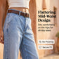 👖 50% RABATT NU! 🌟 Dam high waist vida jeansshorts – Benlängande & vintage tvätt – Casual croppade byxor – perfekta för sommar, strand eller en ledig dag 👒