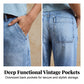 👖 50% RABATT NU! 🌟 Dam high waist vida jeansshorts – Benlängande & vintage tvätt – Casual croppade byxor – perfekta för sommar, strand eller en ledig dag 👒