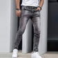 👖 50% RABATT! 🔥 Moderna Stretchjeans i Slim Fit – Vintage-tvättad, Bekväm Stretch & Perfekt För Vardagsbruk 💙