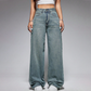 👖 50% RABATT ✨ | Högmidjade Raka Jeans – Förlänger Silhuetten & Retro Denim