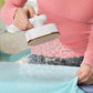👕 60% RABATT! 💨 Bärbart Miniångstrykjärn – 90° Roterande, Titanplatta & Perfekt För Resor & Snabbstrykning 🧳