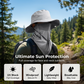 🧢 50% RABATT NU! ☀️ Ventilerad Fiskarhatt med Avtagbart Ansiktsskydd – 2-i-1 Design, Kylande IsSilke & Justerbar Passform – 360° Solskydd 🎣