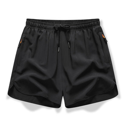 🩳 50 % RABATT UNDER BEGRÄNSAD TID! ✨ Andningsbara träningsshorts – snabbtorkande, fickor med dragkedja och elastisk midja för träning 🏃‍♂️