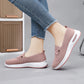 🔥 50% RABATT🔥Dam lätta andningsbara slip-on fritidsskor