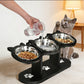 ⏳🔥LIMITED-TIME 50% OFF! ⏰Anti-Slip Elevated 3-Bowl Pet Feeder – Raised design, protects joints & 3 bowls – No more spills or sliding ✨