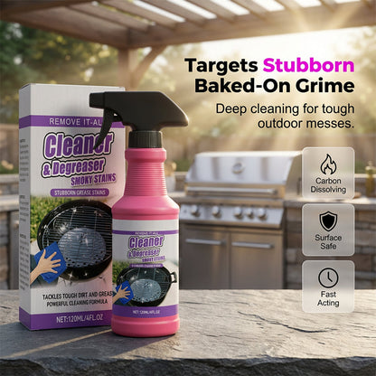 ⏳ KÖP 2 FÅ 1 GRATIS!!🌟Snabbverkande, kraftfull avfettningsspray för grillar🔥