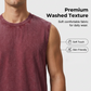 👕 50% RABATT NU! 💪 Herr Vintage Wash Ärmlös Tank Top – Premium Mjukt Tyg, Dynamisk Flexibilitet & Ergonomisk Muskelklippning För Perfekt Passform ✨