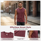 👕 50% RABATT NU! 💪 Herr Vintage Wash Ärmlös Tank Top – Premium Mjukt Tyg, Dynamisk Flexibilitet & Ergonomisk Muskelklippning För Perfekt Passform ✨