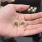 🔥 Limited-Time Offer!  JUST ￡6.66！！💍 Faux Pearl Basket Hoop Earrings – Gold Tone & Unique Weave, Add Classic Elegance to Everyday Looks 🪀