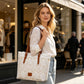 👜 50% RABATT NU! 🌸 Vintage Spets Axelsväska – Elegant Spets, Rymlig & Justerbar Rem – Perfekt För Bröllop, Vardag & Resor ✨