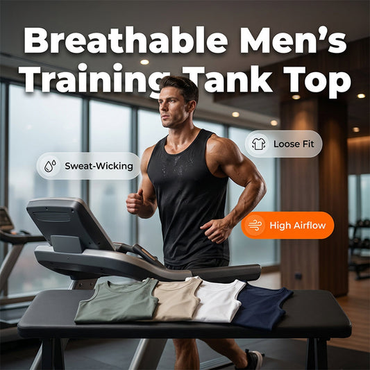 🎽 TIDSBEGRÄNSAT 50% RABATT! 🏃‍♂️ Atletiskt snabbtorkande linne för herrar – 3D-lös passform, svettransporterande, premium nylon 💨