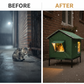 ⏳🔥LIMITED-TIME 50% OFF! ⏰🐈 All-Weather Elevated Outdoor Cat House – Waterproof Oxford Cloth, Thermal Aluminum Lining & Foldable Design 🌧️