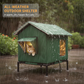 ⏳🔥LIMITED-TIME 50% OFF! ⏰🐈 All-Weather Elevated Outdoor Cat House – Waterproof Oxford Cloth, Thermal Aluminum Lining & Foldable Design 🌧️
